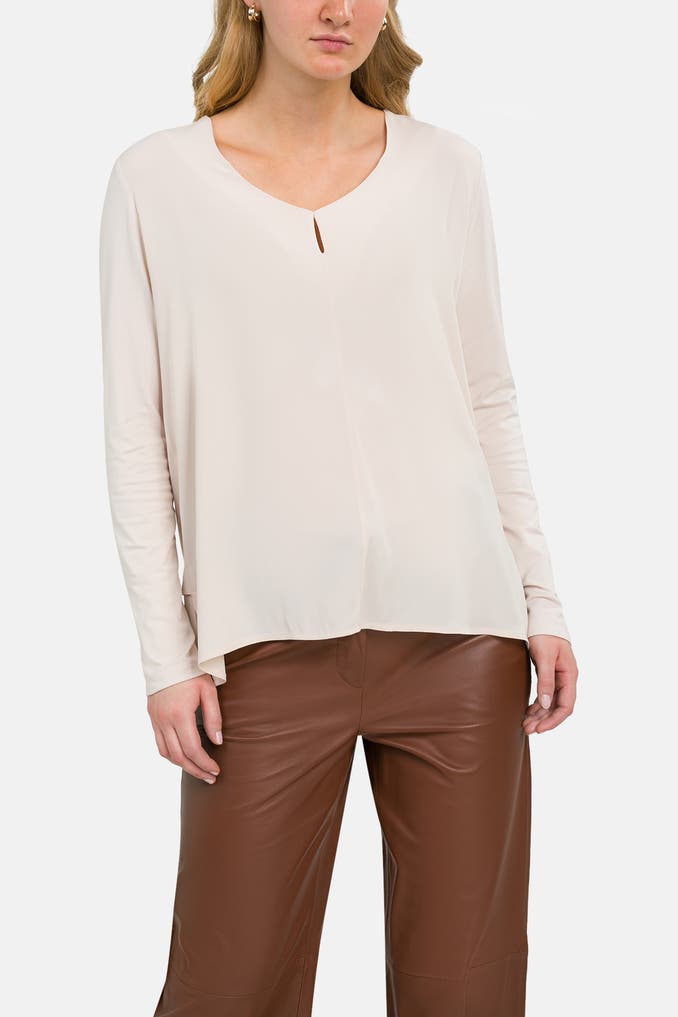 T-shirts korte mouw beige RIANI