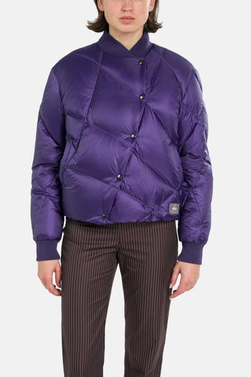 WOOLRICH Bomberjacke dunkellila