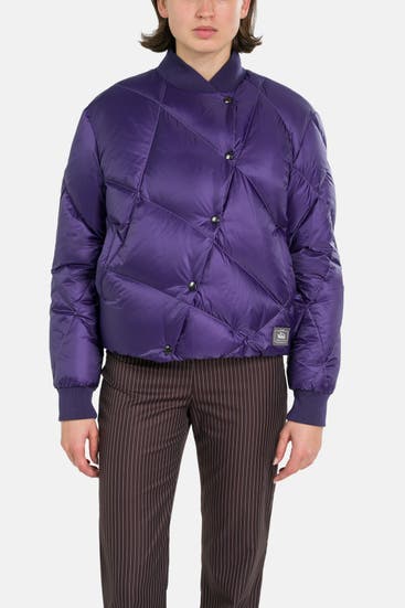 WOOLRICH - Bomberjacke dunkellila