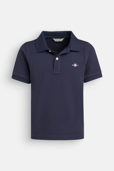 GANT Polo-Shirt dunkelblau