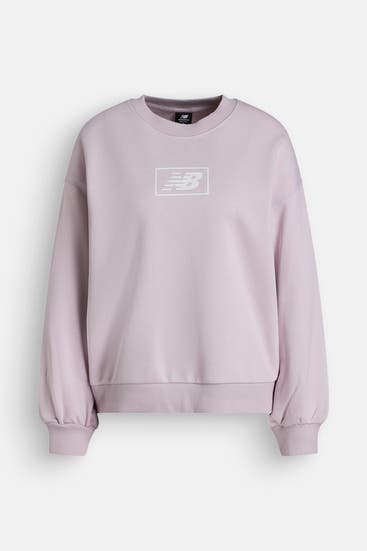 NEW BALANCE - Sweatshirt flieder