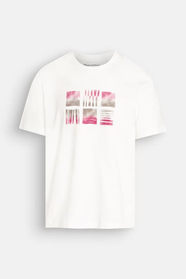 MARC O'POLO T-Shirt weiß