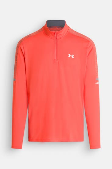 UNDER ARMOUR - Longsleeve orangerot