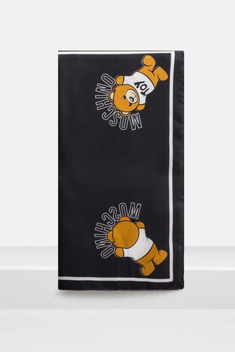 LOVE MOSCHINO Seiden-Tuch mehrfarbig