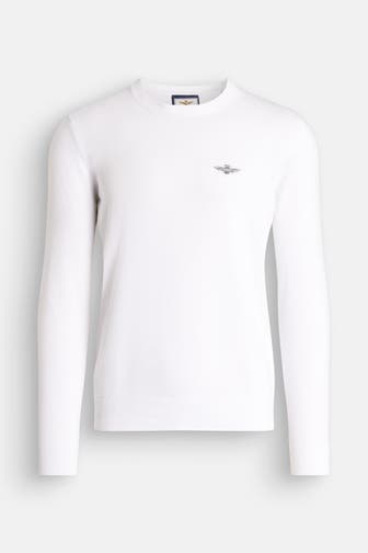 AERONAUTICA MILITARE Strickpullover weiß