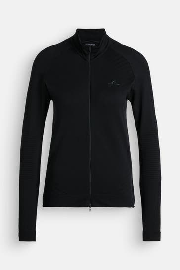J.LINDEBERG SPORTSWEAR Sweatjacke 'Elowen' schwarz