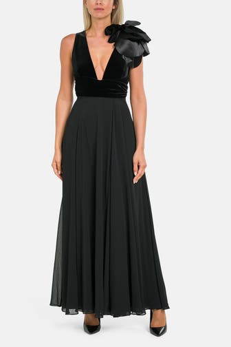 TED BAKER Maxi-Kleid 'Beira' schwarz
