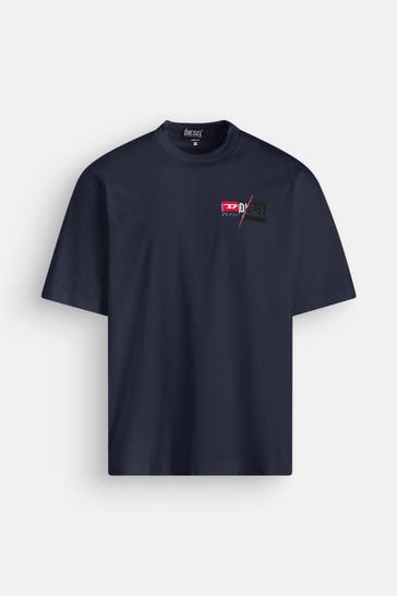 DIESEL T-Shirt dunkelblau