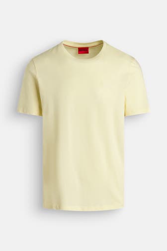 HUGO T-Shirt 'Dero' hellgelb