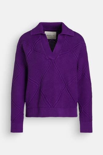 GANT Strickpullover lila