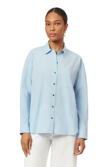 SCOTCH & SODA Business-Bluse hellblau
