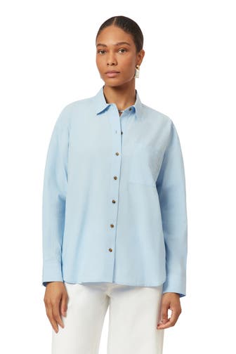 SCOTCH & SODA Business-Bluse hellblau
