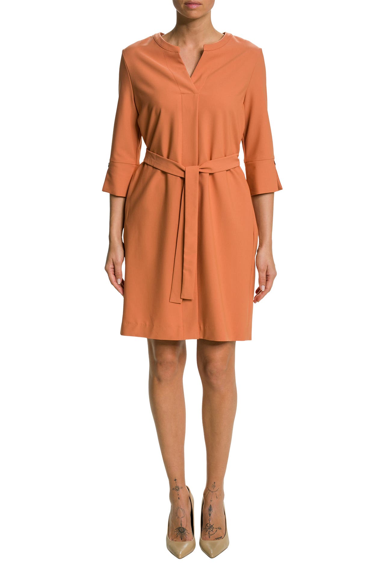 online - LABEL Kleid S.OLIVER | » Outletcity orange günstig kaufen BLACK