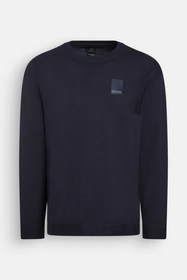 ARMANI EXCHANGE Strickpullover nachtblau