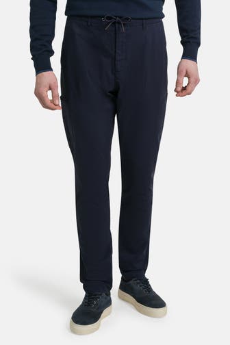 GUESS Stoffhose dunkelblau