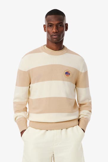 LACOSTE Strickpullover gestreift