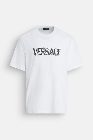VERSACE T-Shirt weiß