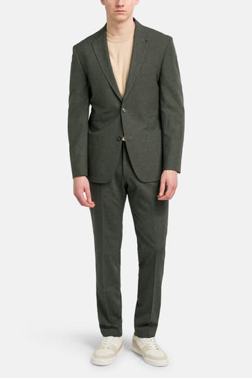 ROY ROBSON Wollmix-Anzug oliv regular fit