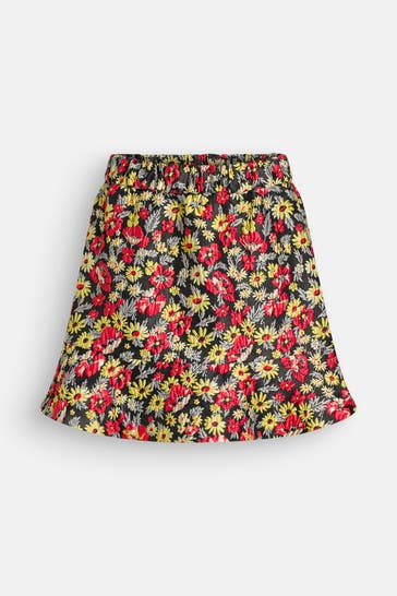 GANNI Casual-Rock gemustert