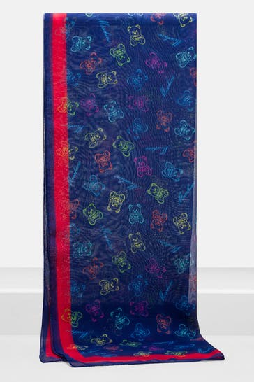 MOSCHINO Seidentuch gemustert