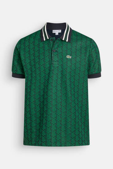 LACOSTE - Polo-Shirt gemustert