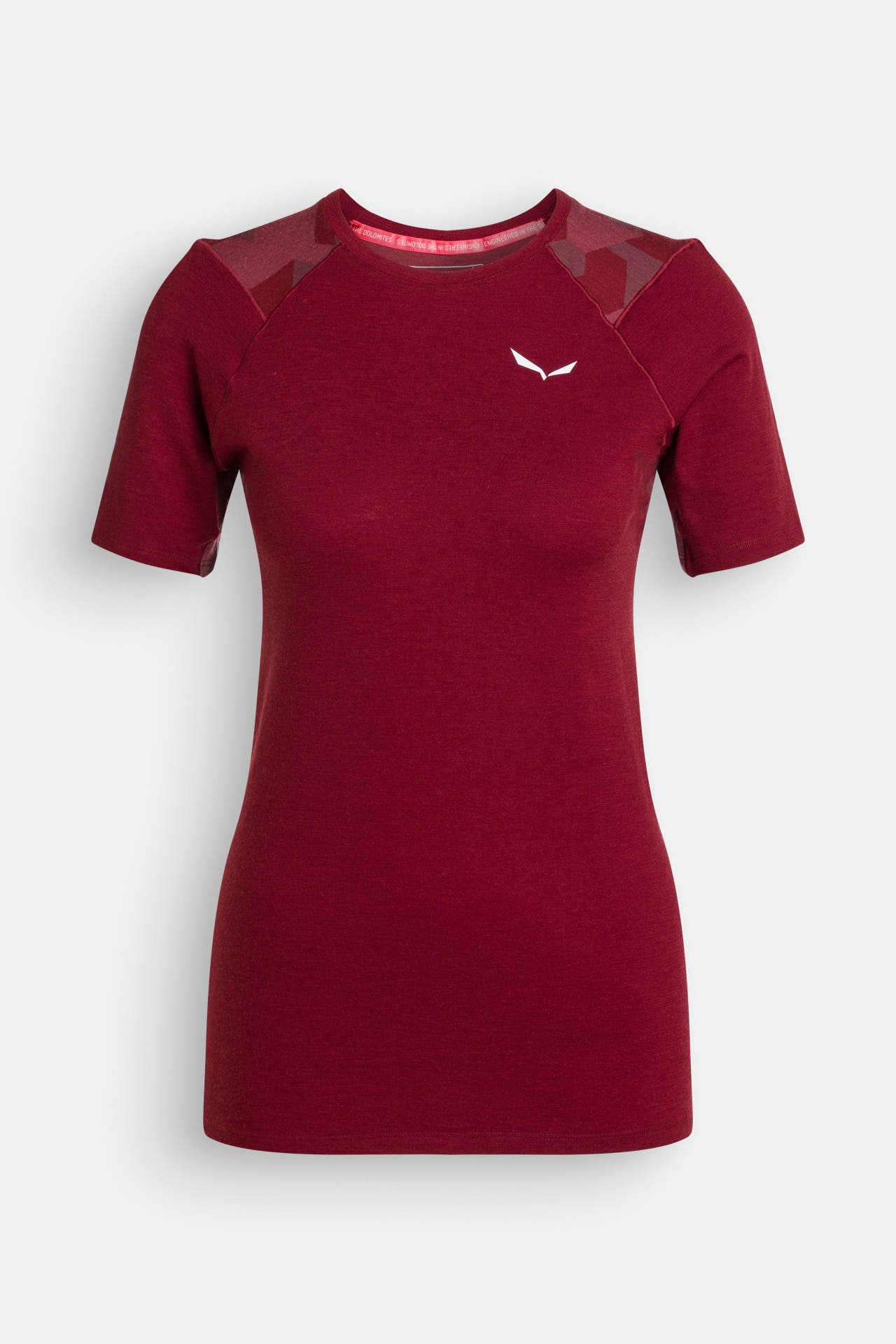 SALEWA Wollmix-Shirt weinrot, Bild 1