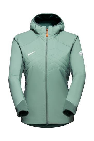 MAMMUT 'Rime Light' hybrid Quilted Jacket, jade