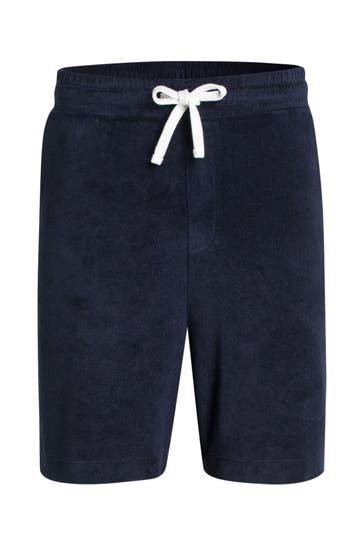 STRELLSON Frottee-Shorts 'Joseph' dunkelblau