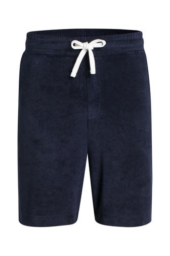 STRELLSON Frottee-Shorts 'Joseph' dunkelblau