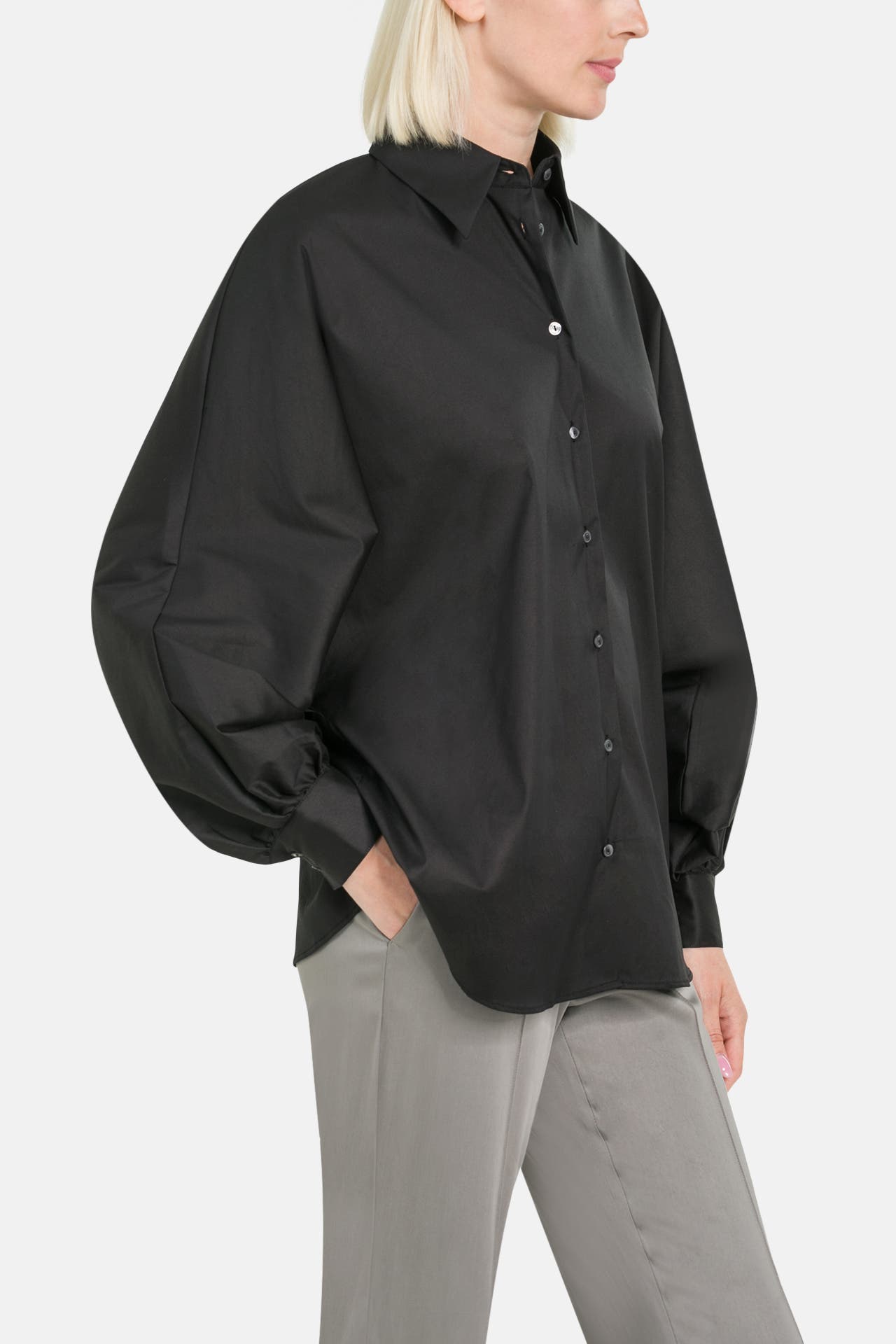 0039 ITALY Bluse 'Jenn' schwarz, Bild 1