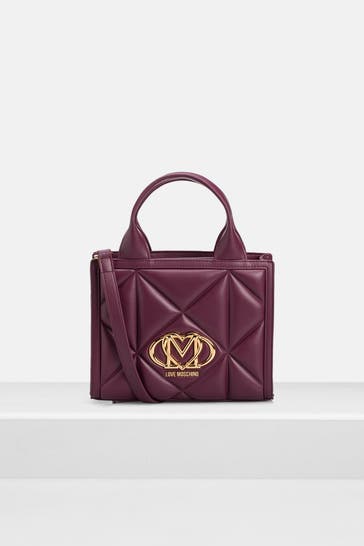 LOVE MOSCHINO Handtasche aubergine
