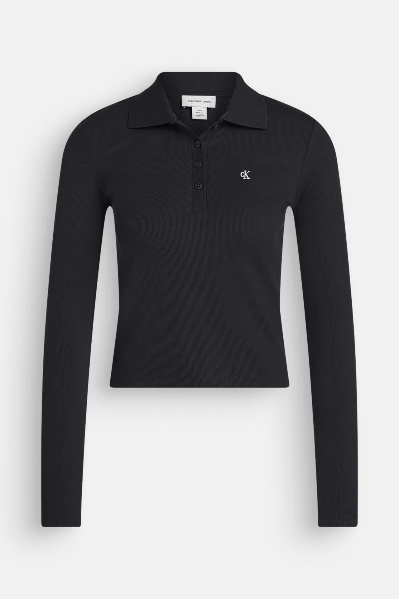 CALVIN KLEIN Polo-Shirt schwarz, Bild 1