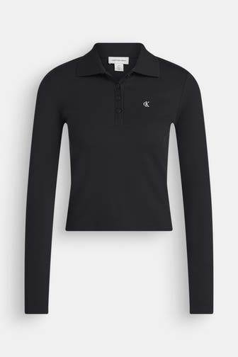 CALVIN KLEIN Polo-Shirt schwarz