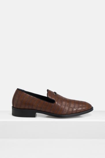 GIUSEPPE ZANOTTI Loafer 'Sorrento' braun animal