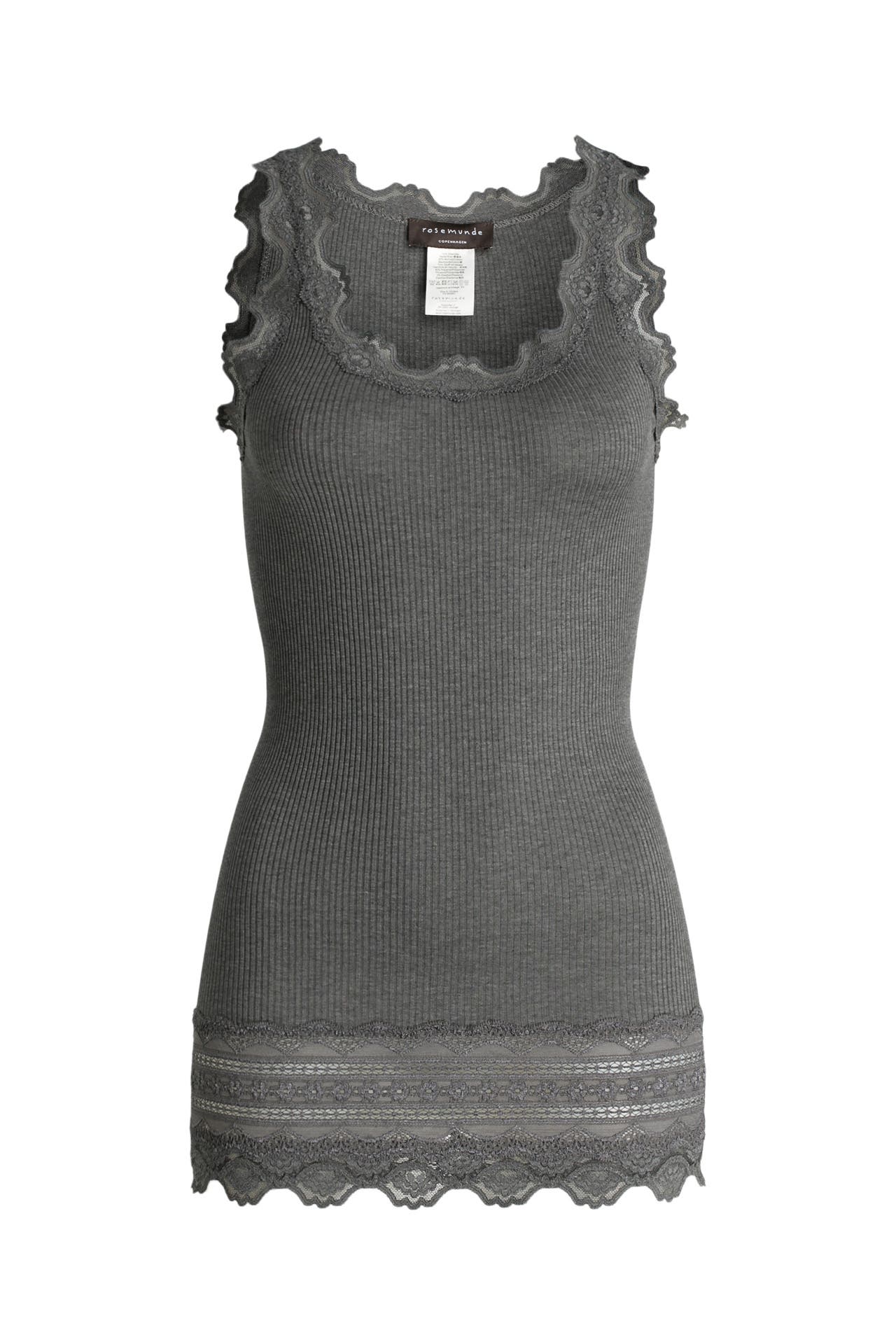 ROSEMUNDE Seidenmix-Top dunkelgrau, Bild 1
