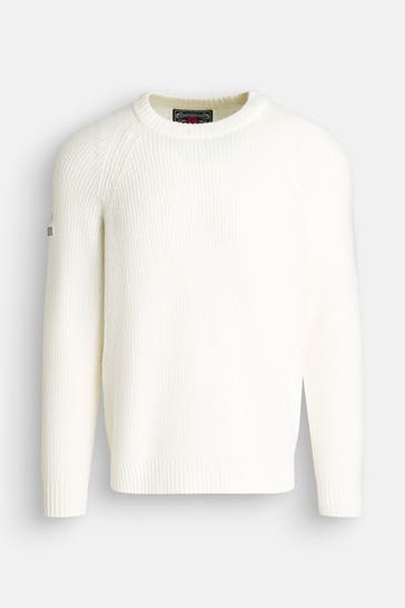 SUPERDRY Strickpullover ecru