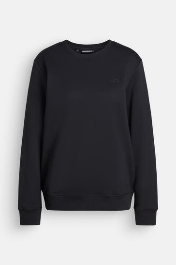 J.LINDEBERG SPORTSWEAR Sweatshirt 'Alpha' schwarz