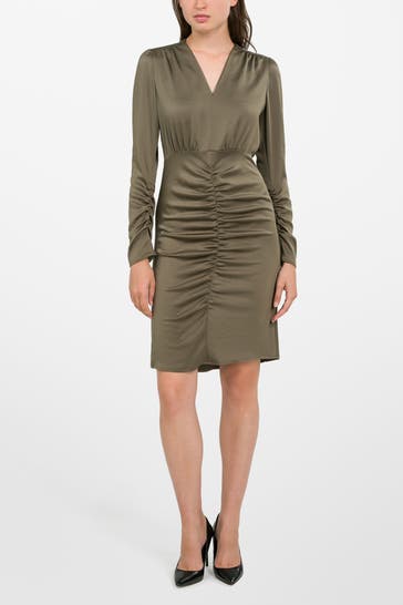 LUISA CERANO Casual-Kleid oliv