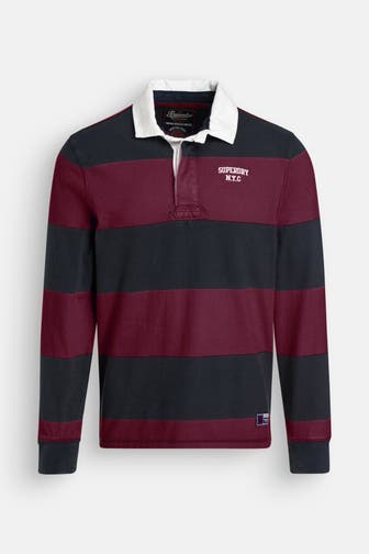 SUPERDRY Langarm-Polo mehrfarbig