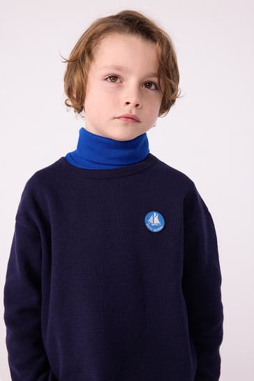 PETIT BATEAU Langarmshirt navy