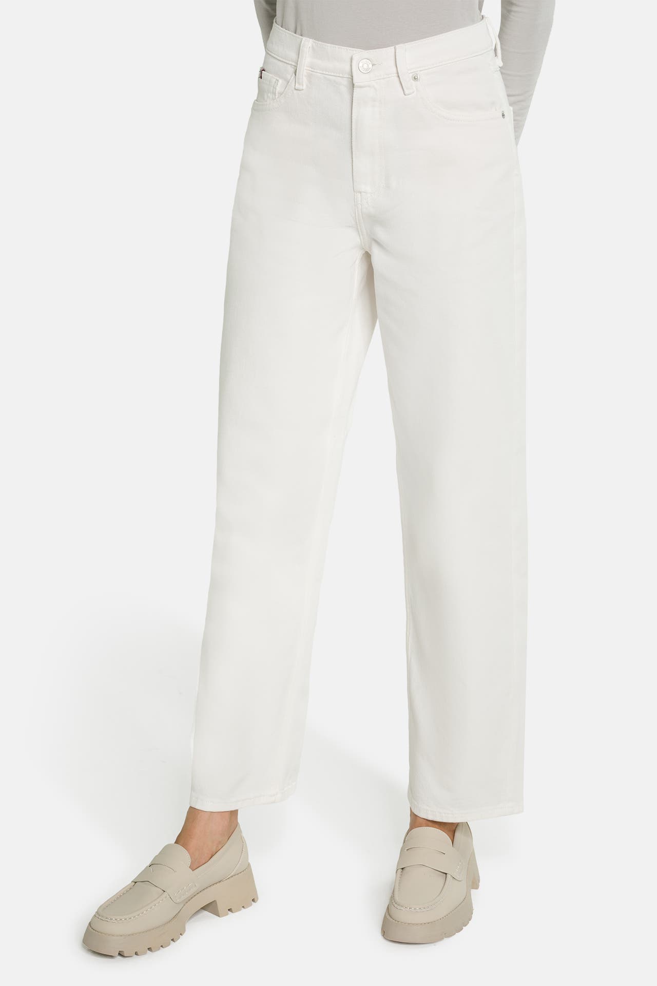 TOMMY HILFIGER Jeans ecru straight, Bild 1