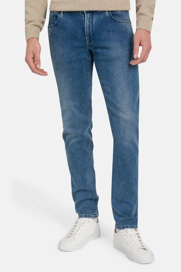 ALBERTO Jeans dunkelblau slim