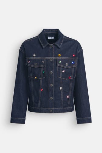 MARC JACOBS Jeansjacke dunkelblau