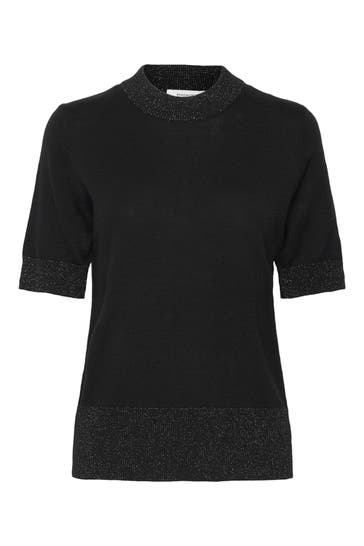 ROSEMUNDE Wollmix-Shirt 'Valencia' schwarz