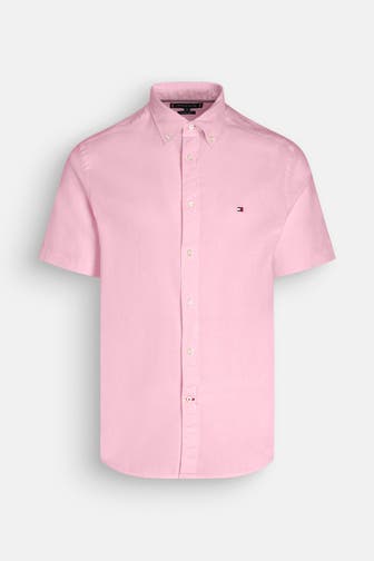 TOMMY HILFIGER Kurzarmhemd rosa