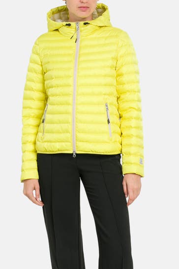 FUCHS SCHMITT 'Kolding' lightweight Quilted Jacket, lemon yellow
