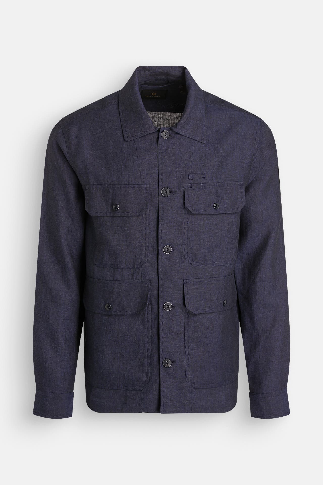 BELSTAFF Leinen-Blouson 'Forge' dunkelblau, Bild 1