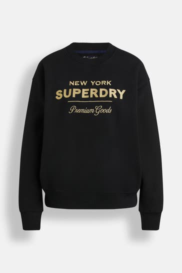 SUPERDRY Sweatshirt schwarz