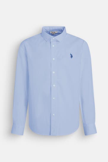 U.S. POLO ASSN. Hemd 'Fren' hellblau