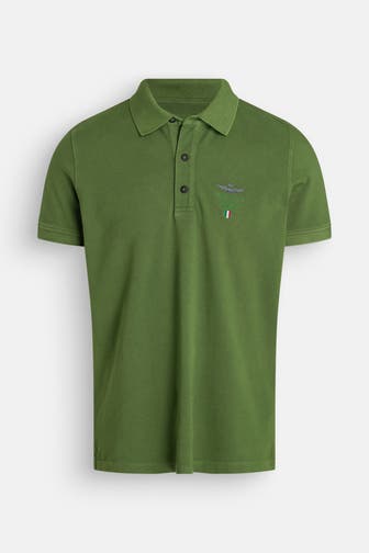 AERONAUTICA MILITARE Polo-Shirt dunkelgrün